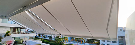 Toldos en urbanizacion Sotolargo, Guadalajara.