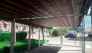 Toldos en Marchamalo.